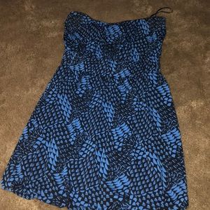 Strapless short dress